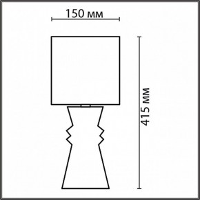 Настольная лампа декоративная Lumion Segi 8131/1Т в Александровском - alexsandrovskoe.ok-mebel.com | фото 4