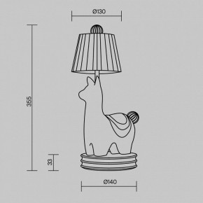Настольная лампа декоративная Maytoni Senor Alpaca MOD377TL-L5W3K в Александровском - alexsandrovskoe.ok-mebel.com | фото 10