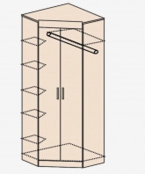 НИКА Н5 Шкаф угловой без зеркала в Александровском - alexsandrovskoe.ok-mebel.com | фото 3