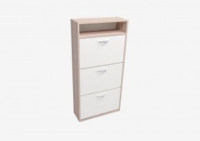 Обувница ПО-1 "Приветливая", мод.1 (Дуб сонома) в Александровском - alexsandrovskoe.ok-mebel.com | фото