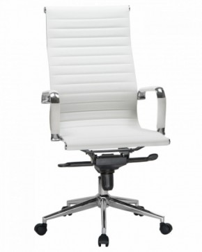 Офисное кресло для руководителей DOBRIN CLARK LMR-101F белый в Александровском - alexsandrovskoe.ok-mebel.com | фото 2