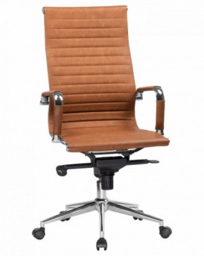 Офисное кресло для руководителей DOBRIN CLARK LMR-101F светло-коричневый №321 в Александровском - alexsandrovskoe.ok-mebel.com | фото