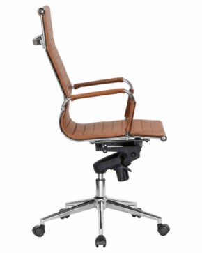 Офисное кресло для руководителей DOBRIN CLARK LMR-101F светло-коричневый №321 в Александровском - alexsandrovskoe.ok-mebel.com | фото 3