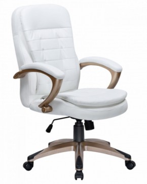 Офисное кресло для руководителей DOBRIN DONALD LMR-106B белый в Александровском - alexsandrovskoe.ok-mebel.com | фото 2