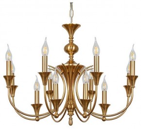 Подвесная люстра Arte Lamp Collinetta A4094LM-12PB в Александровском - alexsandrovskoe.ok-mebel.com | фото