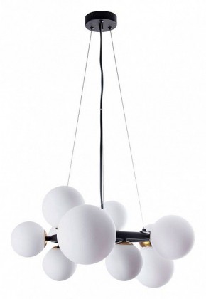 Подвесная люстра Arte Lamp Gemini A2243SP-10BK в Александровском - alexsandrovskoe.ok-mebel.com | фото 2