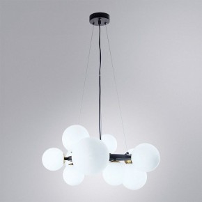 Подвесная люстра Arte Lamp Gemini A2243SP-10BK в Александровском - alexsandrovskoe.ok-mebel.com | фото 3