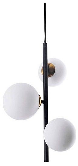 Подвесная люстра Arte Lamp Gemini A2243SP-3BK в Александровском - alexsandrovskoe.ok-mebel.com | фото