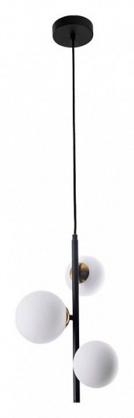 Подвесная люстра Arte Lamp Gemini A2243SP-3BK в Александровском - alexsandrovskoe.ok-mebel.com | фото 2