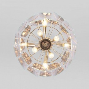 Подвесная люстра Eurosvet Claire 60170/8 золото в Александровском - alexsandrovskoe.ok-mebel.com | фото 3