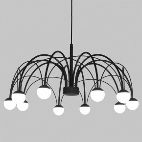 Подвесная люстра Eurosvet Ragno 90034/10 LED черный в Александровском - alexsandrovskoe.ok-mebel.com | фото