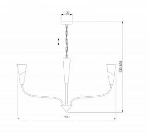 Подвесная люстра Eurosvet Rhyton 60167/8 латунь в Александровском - alexsandrovskoe.ok-mebel.com | фото 6