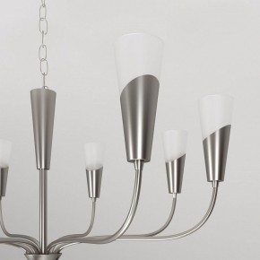 Подвесная люстра Eurosvet Rhyton 60167/8 никель в Александровском - alexsandrovskoe.ok-mebel.com | фото 8