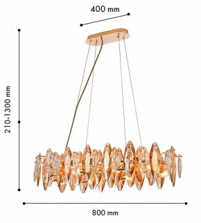 Подвесная люстра Favourite Glans 4719-8PC в Александровском - alexsandrovskoe.ok-mebel.com | фото 4