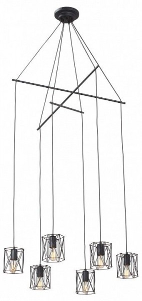 Подвесная люстра Vitaluce V3028 V3028-1/6S в Александровском - alexsandrovskoe.ok-mebel.com | фото