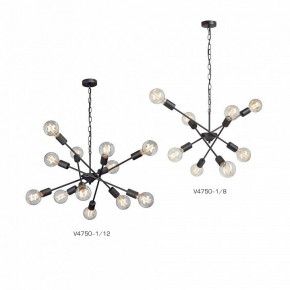 Подвесная люстра Vitaluce V4750 V4750-1/8 в Александровском - alexsandrovskoe.ok-mebel.com | фото 3