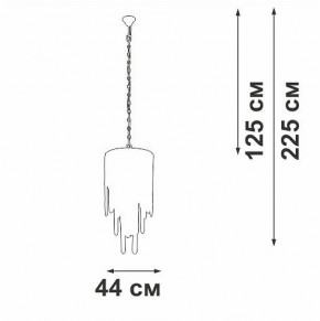 Подвесная люстра Vitaluce V5885 V5885-9/7 в Александровском - alexsandrovskoe.ok-mebel.com | фото 3
