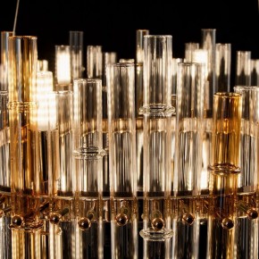 Подвесной светильник Arte Lamp Crystalla A4111LM-16GO в Александровском - alexsandrovskoe.ok-mebel.com | фото 6