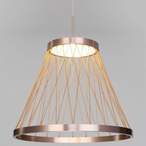 Подвесной светильник Eurosvet Cesta 40016/1 LED коричневый в Александровском - alexsandrovskoe.ok-mebel.com | фото