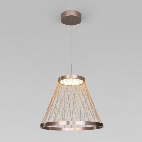 Подвесной светильник Eurosvet Cesta 40016/1 LED коричневый в Александровском - alexsandrovskoe.ok-mebel.com | фото 2