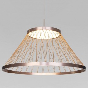 Подвесной светильник Eurosvet Cesta 40017/1 LED коричневый в Александровском - alexsandrovskoe.ok-mebel.com | фото