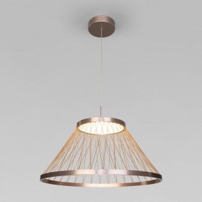 Подвесной светильник Eurosvet Cesta 40017/1 LED коричневый в Александровском - alexsandrovskoe.ok-mebel.com | фото 2