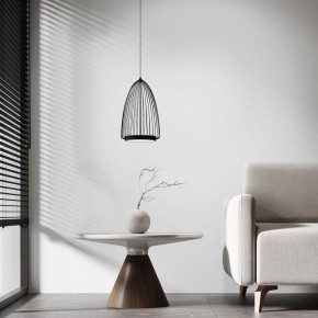 Подвесной светильник Eurosvet Comodita 40009/1 LED черный в Александровском - alexsandrovskoe.ok-mebel.com | фото 4