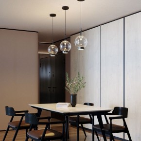 Подвесной светильник Eurosvet Frasco 50267/1 LED черный в Александровском - alexsandrovskoe.ok-mebel.com | фото 3