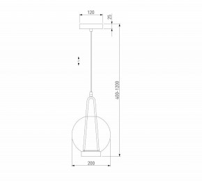 Подвесной светильник Eurosvet Frasco 50267/1 LED черный в Александровском - alexsandrovskoe.ok-mebel.com | фото 4