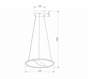 Подвесной светильник Eurosvet Occhio 40026/1 LED серый в Александровском - alexsandrovskoe.ok-mebel.com | фото 5