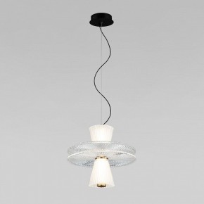 Подвесной светильник Eurosvet Titania 40028/1 LED белый в Александровском - alexsandrovskoe.ok-mebel.com | фото