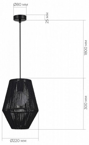 Подвесной светильник EVOLUCE ETTAN SLE6025-413-01 в Александровском - alexsandrovskoe.ok-mebel.com | фото 6