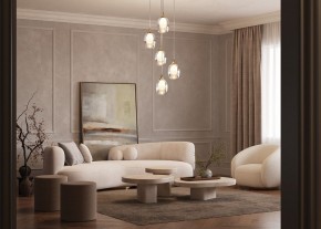 Подвесной светильник Maytoni Aura MOD016PL-05BS в Александровском - alexsandrovskoe.ok-mebel.com | фото 4