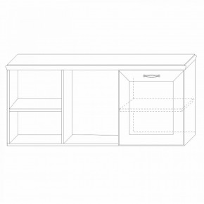 Полка навесная 4 Сиена в Александровском - alexsandrovskoe.ok-mebel.com | фото 6