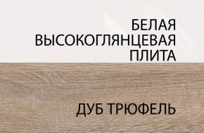 Полка/TYP 60, LINATE ,цвет белый/сонома трюфель в Александровском - alexsandrovskoe.ok-mebel.com | фото 5