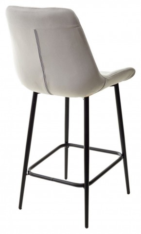 Полубарный стул ХОФМАН, цвет H-09 Светло-серый, велюр / черный каркас H=63cm М-City в Александровском - alexsandrovskoe.ok-mebel.com | фото 6