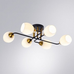 Потолочная люстра Arte Lamp Andrea A8141PL-6BK в Александровском - alexsandrovskoe.ok-mebel.com | фото 2