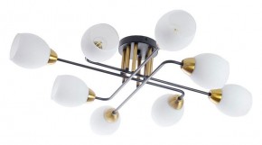 Потолочная люстра Arte Lamp Andrea A8141PL-8BK в Александровском - alexsandrovskoe.ok-mebel.com | фото