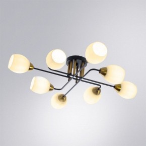 Потолочная люстра Arte Lamp Andrea A8141PL-8BK в Александровском - alexsandrovskoe.ok-mebel.com | фото 2