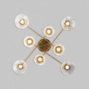 Потолочная люстра Eurosvet Ripple 50389 LED латунь в Александровском - alexsandrovskoe.ok-mebel.com | фото 3