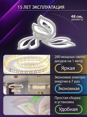 Потолочная люстра Natali Kovaltseva  LED LAMPS 81426 в Александровском - alexsandrovskoe.ok-mebel.com | фото 5