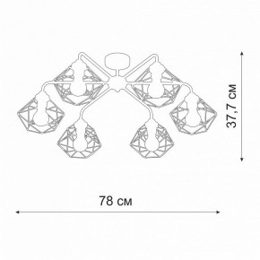 Потолочная люстра Vitaluce V42580 V42580-0/6PL в Александровском - alexsandrovskoe.ok-mebel.com | фото 2