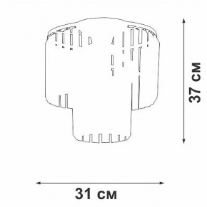 Потолочная люстра Vitaluce V5155 V5155-1/4PL в Александровском - alexsandrovskoe.ok-mebel.com | фото 4