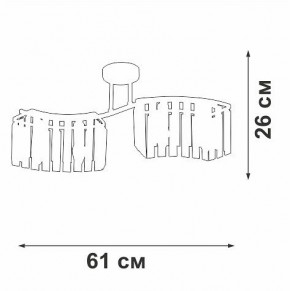 Потолочная люстра Vitaluce V5884 V5884-0/4PL в Александровском - alexsandrovskoe.ok-mebel.com | фото 4