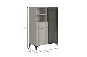 РИЧ Комод 2 со стеклом в Александровском - alexsandrovskoe.ok-mebel.com | фото 2