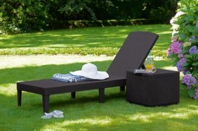 Шезлонг Джайпур (Jaipur Sun lounger) виски-коричневый в Александровском - alexsandrovskoe.ok-mebel.com | фото 2