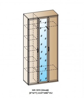 ШК-1031 (Шкаф) в Александровском - alexsandrovskoe.ok-mebel.com | фото
