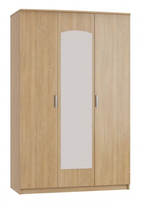 Шкаф 3-х дверный с зеркалом Шк210.1 МС Ирина в Александровском - alexsandrovskoe.ok-mebel.com | фото