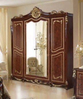 Шкаф 4-х дверный с зеркалами (19.144) Джоконда в Александровском - alexsandrovskoe.ok-mebel.com | фото