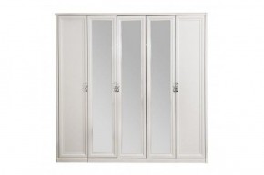 Шкаф 5-ти ств (2+1+2) с зеркалами Мишель (комплект) в Александровском - alexsandrovskoe.ok-mebel.com | фото 2